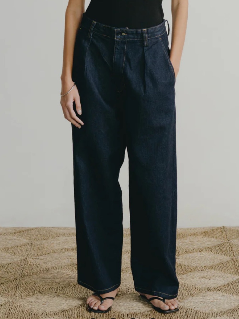 NWOT Ozma  Field Pant in Rinse  made of Tencel Denim     size XL